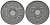 Франция 10 сантимов 1941 KM 896, Le Franc 140/2 цинк UNC 4584-925
