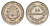 Коста-Рика 50 сентимо 1948 диаметр 26 мм, год-тип KM 182 медно-никель 4654-637
