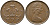 Великобритания 2 пенса 1975 Елизавета II (1952-2022) KM 916, Spink 4235 (C1) бронза 65-927