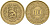 Финляндия 10 марок 1938 S KM 63 алюминиевая бронза 4111-522