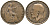 Великобритания 1 пенни 1915 Георг V (1910-1936) KM 810, Spink 4051 бронза 08-421