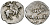 ВЕЛИКОЕ КНЯЖЕСТВО МОСКОВСКОЕ ДЕНГА 1535 - 1547 ИВАН IV ВАСИЛЬЕВИЧ, МОСКОВСКИЙ МОНЕТНЫЙ ДВОР, 0,35 ГР ГиК №23 серебро 262-1033