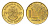 Гвинея 1 франк 1985 год-тип KM 56 сталь плакированная латунью UNC 4682-563