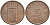 НОРВЕГИЯ 5 ЭРЕ 1955 ХОКОН VII (1905-1957) KM 400 бронза 115-825