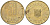 Румыния 50 бани 2005 KM 192 латунь 4519-113