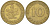 ФРГ 10 ПФЕННИГОВ 1969 F KM 108, J. 383 сталь плакированная латунью 4182-757
