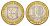 Россия 10 рублей 2009 СПМД, серия Российская федерация - Кировская область Y 997 биметалл 4631-326