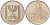 Израиль 1/2 лиры 1976 JE 5736 KM 36 медно-никель aUNC 4575-857