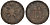 Россия деньга 1738 Анна Иоанновна (1730-1740) Биткин 365 медь 45-1032