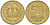 ЮГОСЛАВИЯ 50 ПАРА 1938 КОРОЛЕВСТВО KM 18 алюминиевая бронза 211-1114