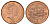 Остров Мэн 1 пенни 1988 Елизавета II (1952-2022) KM 207 бронза UNC 4682-455