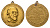 СССР медаль ND основоположник космонавтики, К.Э. Циолковский (1857-1935), за активную работу по пропаганде идей К.Э. Циолковского и космонавтике, с ушком, 30 мм, 20 гр  бронза    1067-2-14