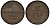Саксония 1 пфенниг 1868 В, Йоханн (1854-1873) KM 1216 медь 413-6041