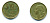ФРАНЦИЯ 10 ФРАНКОВ 1957 KM 915.1, LE FRANC 363.13 алюминиевая бронза 84-814
