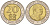 Кения 20 шиллингов 1998 Дэниэл арап Мои KM 32 биметалл 4556-1255