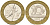 Франция 10 франков 1991 тип гений Бастилии KM 964.1, Le Frank 375.6 биметалл 4606-717