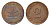 ФРГ 2 пфеннига 1950 G KM 106, J. 381 бронза 4594-414