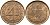 ГЕРМАНИЯ 4 РЕЙХСПФЕННИГА 1932 D KM 75, J. 315 медь 4388-833