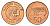 Исландия 50 эйре 1986 креветка KM 26a сталь плакированная бронзой UNC 4690-564