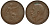 Великобритания 1 пенни 1919 KN Георг V (1910-1932) KM 810, Spink 4053 бронза 1524-522