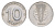 ГДР 10 пфеннигов 1950 E KM 3 алюминий 4647-943