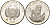 Нигер 10 франков 1968 лев, без черты над Е, в слове Republique KM 8.2 серебро PROOF 1098-4-41