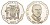Ямайка 50 центов 1977 FM, тираж 10.000 экземпляров KM 70 медно-никель PROOF 1529-425