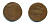 РОССИЯ 1 КОПЕЙКА 1759 медь 61-446