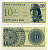 Индонезия 10 сенов 1964 девушка волонтер Pick 92 a бумага UNC (пресс) 7486-18-2-2