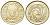 КИПР 1 ЦЕНТ 1996 ПТИЧКА KM 53.3 никель латунь 116-633