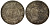 Данциг 1 шиллинг (шеляг) 1581 Стефан Баторий (1576-1586), вес 1,04 гр. серебро 1516-1532