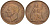 Великобритания 1 пенни 1948 Георг VI (1936-1952) KM 845, Spink 4114 бронза 4112-744