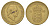 Дания 1 крона 1949 N, Фредерик IX (1947-1972) KM 837 алюминиевая бронза 4638-724