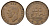 ЮАР 1 пенни 1944 Георг VI (1936-1952) KM 25 бронза 4123-832
