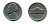США 5 ЦЕНТОВ 1990 ДЖЕФФЕРСОН KM A192 медно-никель 4364-336
