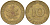 ФРГ 10 пфеннигов 1972 G KM 108 сталь плакированная латунью 4126-535