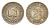 Колумбия 2 1/2 сентаво 1881 диаметр 18 мм, год-тип KM 180 медно-никель 4655-616