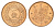 Япония 1 сен 1936 Год 11, Император Хирохито Сева (1926-1989) Y 47 бронза UNC 4695-951