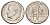 США 1 дайм (10 центов) 1995 D, Рузвельт KM 195a медь плакированный медно-никелем 4682-347