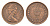 Великобритания 1/2 пенни 1971 Елизавета II (1952-2022) KM 914, Spink 4239 бронза 4696-734