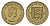 Джерси 1/4 шиллинга 1957 Елизавета II (1952-2022) KM 22 никель латунь 4666-416