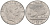 Италия 50 чентезимо 1942 R, Виктор Эммануил III (1900-1946), XX год KM 76b, VEM3. 1064 нержавеющая сталь 3853-417