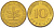 ФРГ 10 ПФЕННИГОВ 1985 D KM 108, J.383 сталь плакированная латунью 3996-711