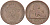 БЕЛЬГИЯ 2 САНТИМА 1875 BELGES KM 35.1 медь 110-151