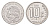 Мексика 10 сентаво 1998 KM 547 нержавеющая сталь UNC 4684-1252
