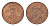 Дания 5 эре 1981 S; B, Маргрете II (1972-2024) KM 859 железо плакированное медью 4617-1067