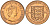 Джерси 1/12 шиллинга 1961 KM 21 бронза 4389-523
