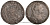 Россия полтина (50 копеек) 1736 Анна Иоанновна (1730-1740), Кадашевский монетный двор, крест державы узорчатый Биткин 165 серебро 10-002-43
