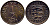 Гернси 1/2 пенни 1971 Елизавета II (1952-2022), герб KM 20 бронза 58-132