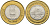 Индия 10 рупий 2012 60 лет Парламенту KM 407 биметалл UNC 95-143